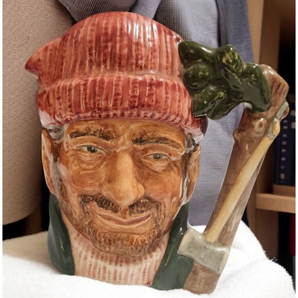 Royal Doulton Character Jug The Lumberjack 1966 Made in England Great Condition - Picture 1 of 10